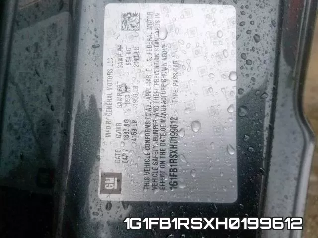 1G1FB1RSXH0199612 фото 2