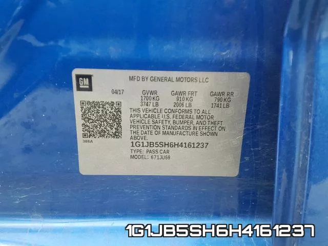 1G1JB5SH6H4161237 фото 2