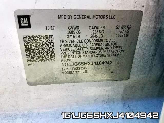 1G1JG6SHXJ4104942 фото 2