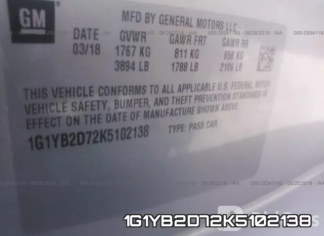1G1YB2D72K5102138 фото 10