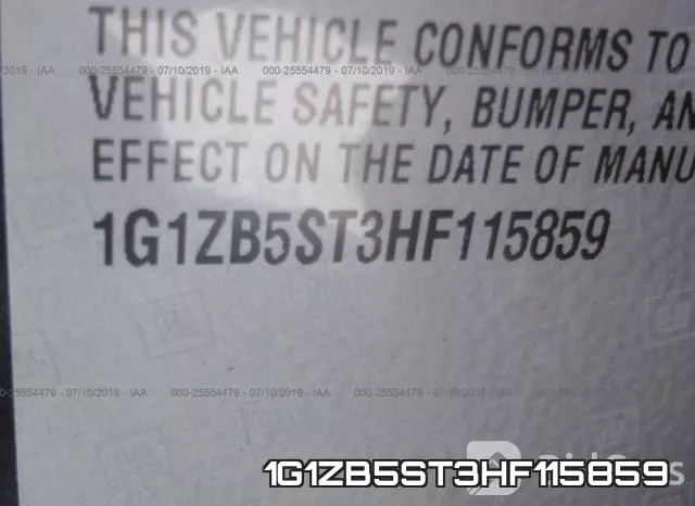 1G1ZB5ST3HF115859 фото 10