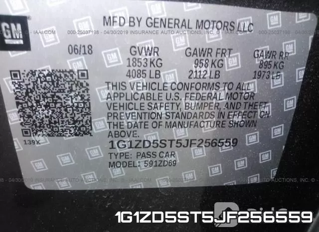 1G1ZD5ST5JF256559 фото 10