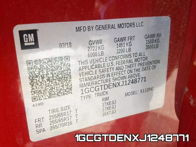 1GCGTDENXJ1248771 фото 2