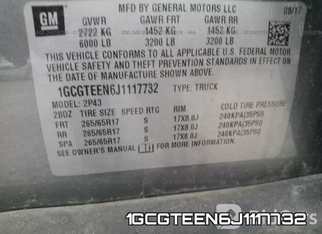 1GCGTEEN6J1117732 фото 10