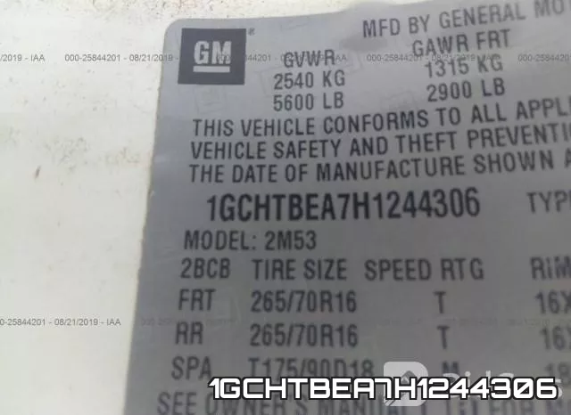 1GCHTBEA7H1244306 фото 10