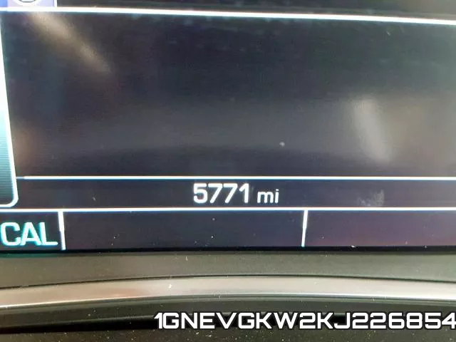 1GNEVGKW2KJ226854 фото 9