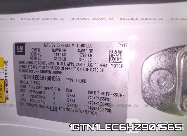 1GTN1LEC6HZ901565 фото 10