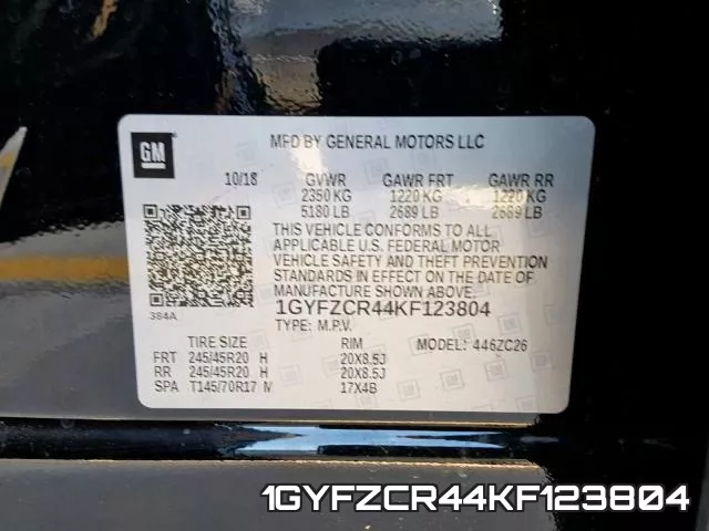 1GYFZCR44KF123804 фото 2
