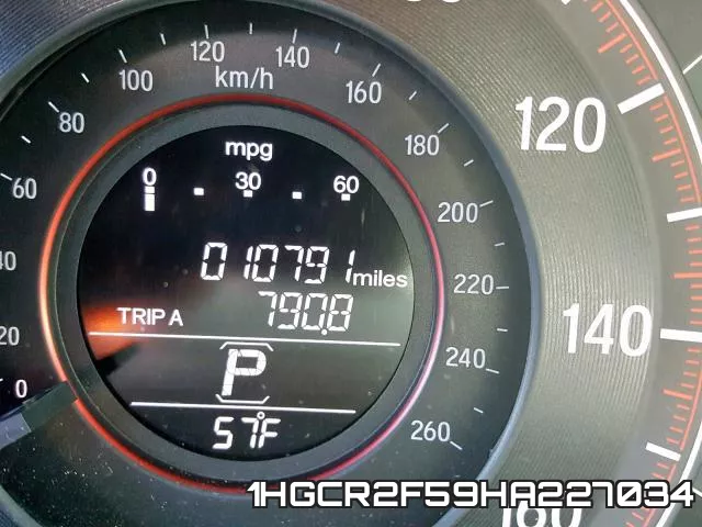 1HGCR2F59HA227034 фото 9