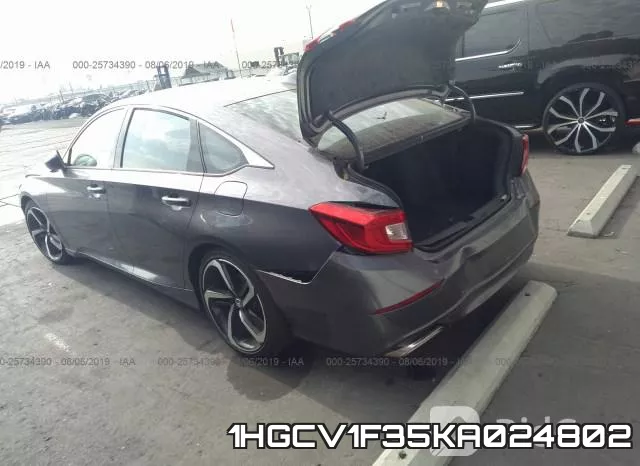 1HGCV1F35KA024802 фото 4