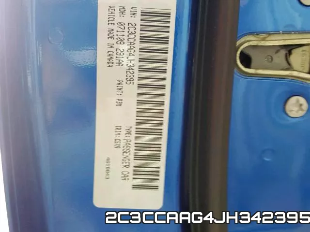 2C3CCAAG4JH342395 фото 2