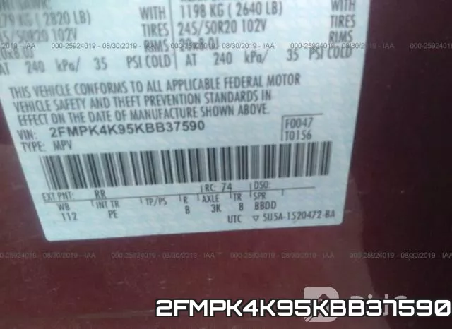 2FMPK4K95KBB37590 фото 10