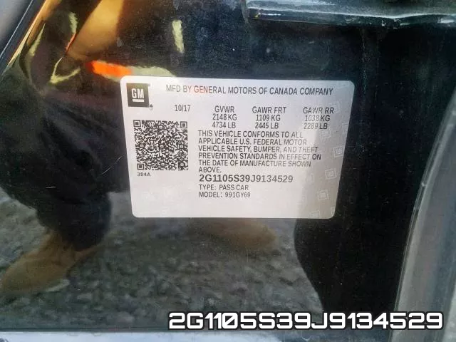 2G1105S39J9134529 фото 2