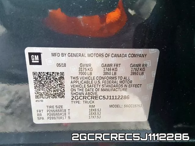 2GCRCREC5J1112286 фото 2