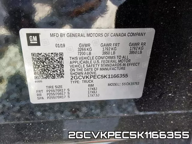 2GCVKPEC5K1166355 фото 2