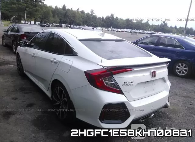 2HGFC1E58KH700831 фото 4