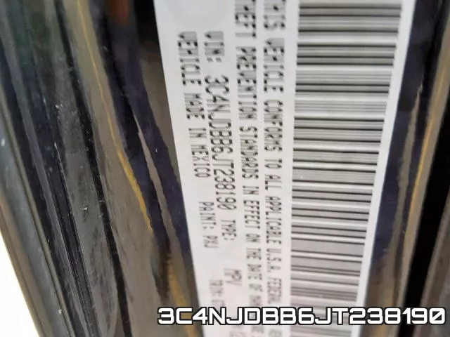 3C4NJDBB6JT238190 фото 2