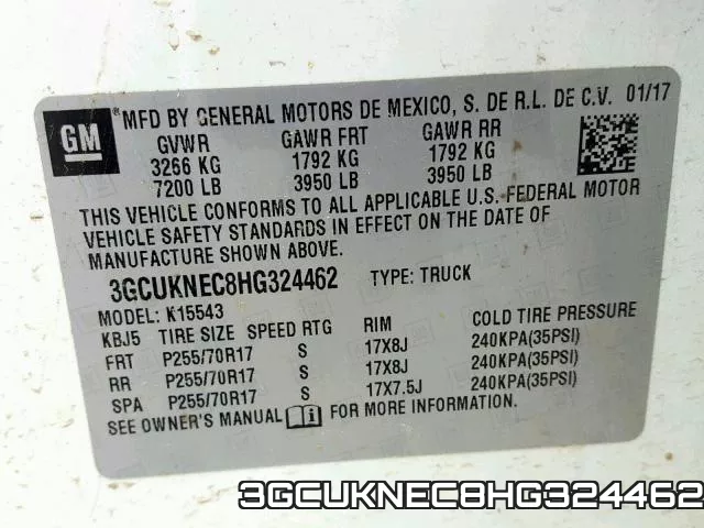 3GCUKNEC8HG324462 фото 2