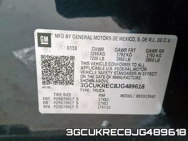 3GCUKREC8JG489618 фото 2