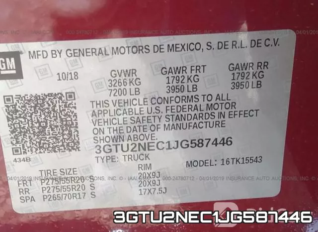 3GTU2NEC1JG587446 фото 10