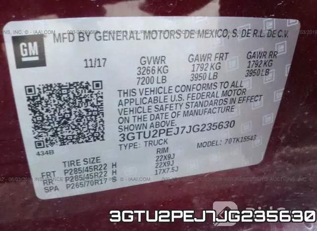 3GTU2PEJ7JG235630 фото 10