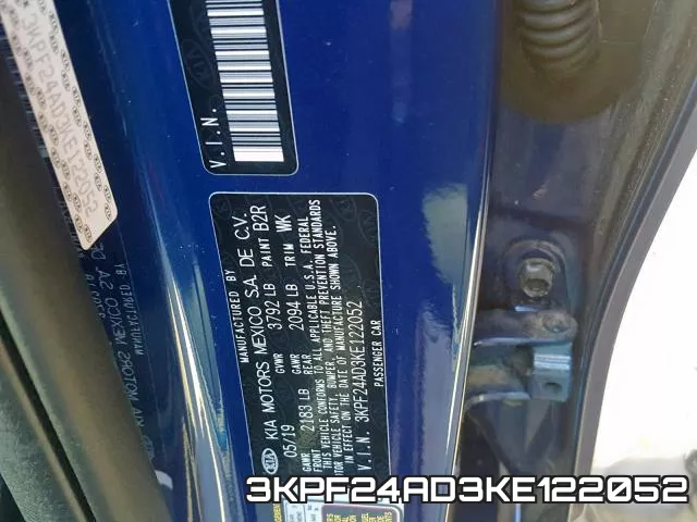 3KPF24AD3KE122052 фото 2