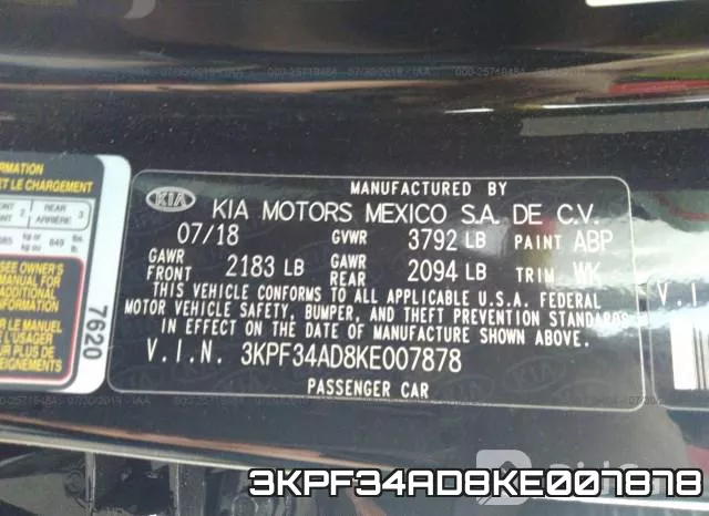 3KPF34AD8KE007878 фото 10