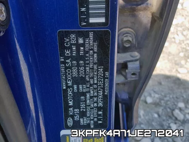 3KPFK4A71JE272041 фото 2