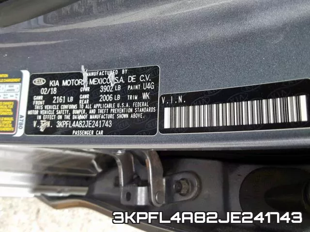 3KPFL4A82JE241743 фото 2
