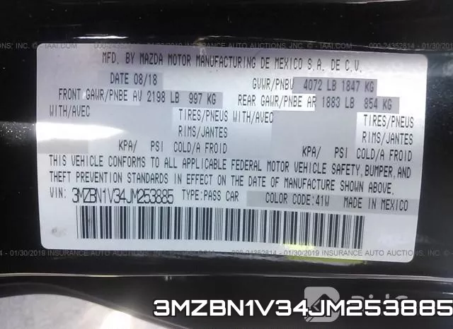 3MZBN1V34JM253885 фото 10