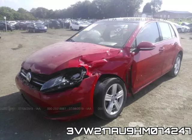 3VW217AU9HM074247 фото 3