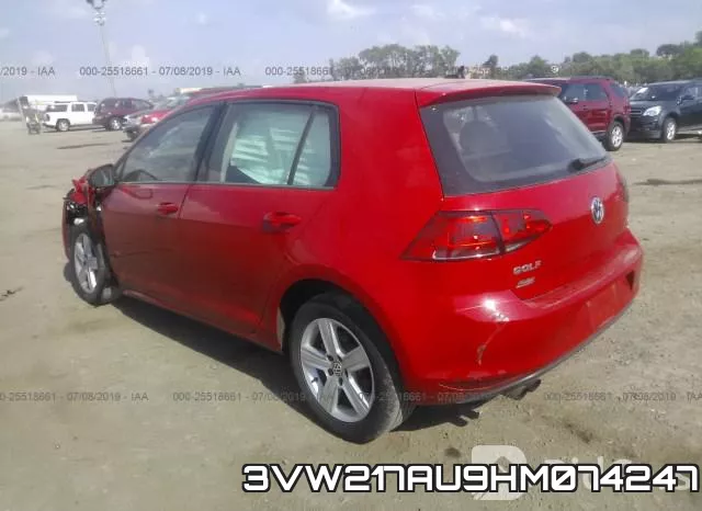 3VW217AU9HM074247 фото 4