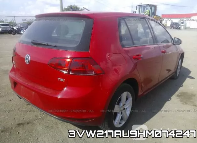 3VW217AU9HM074247 фото 5