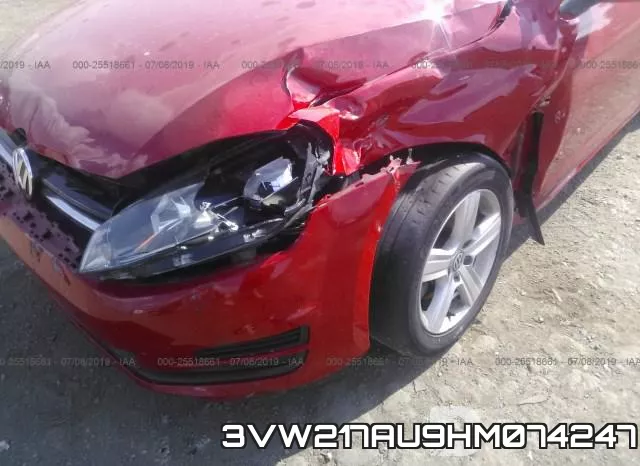 3VW217AU9HM074247 фото 7