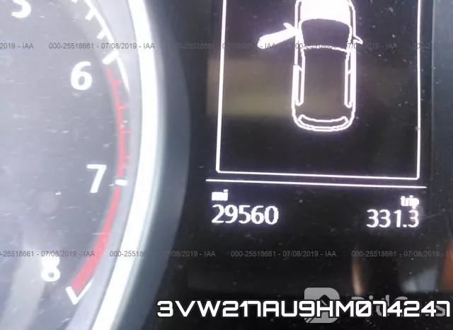 3VW217AU9HM074247 фото 8