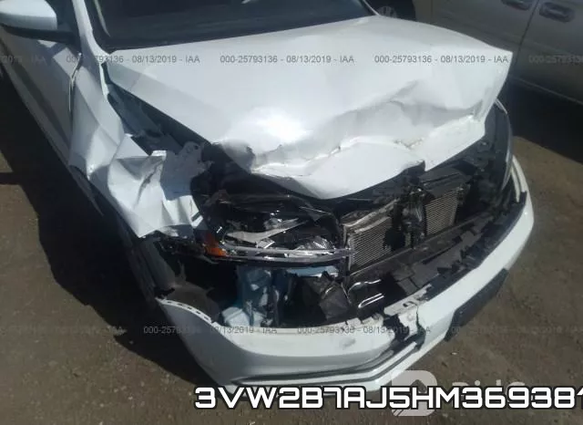 3VW2B7AJ5HM369381 фото 7