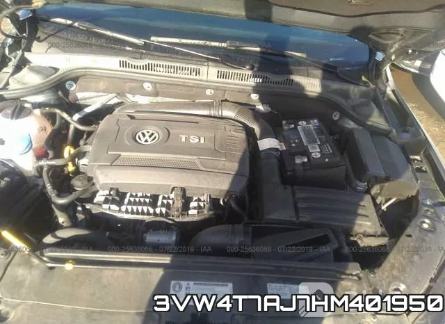 3VW4T7AJ7HM401950 фото 2