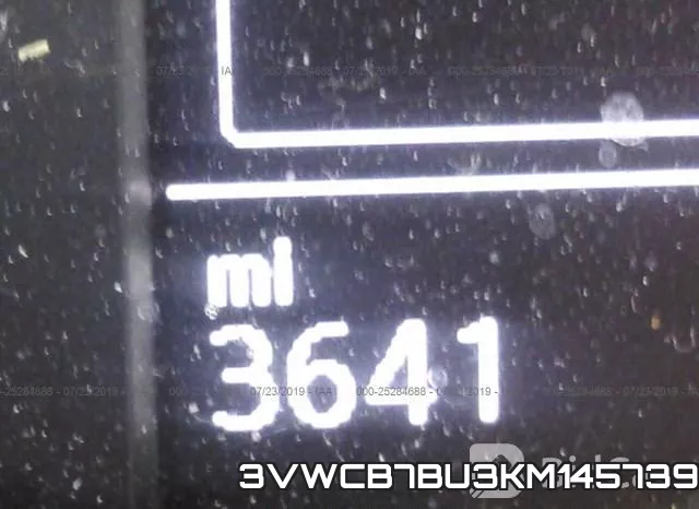 3VWCB7BU3KM145739 фото 8