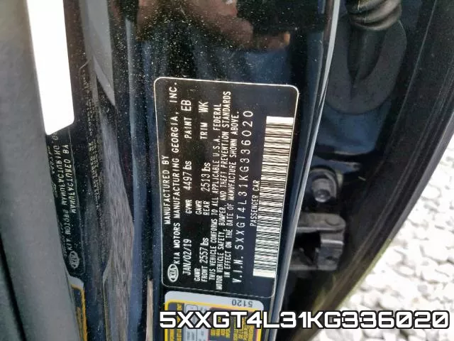 5XXGT4L31KG336020 фото 2