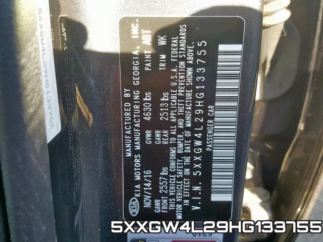 5XXGW4L29HG133755 фото 2