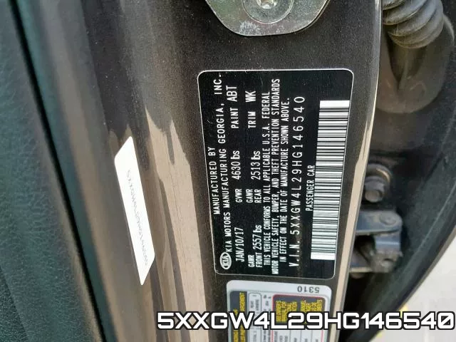 5XXGW4L29HG146540 фото 2