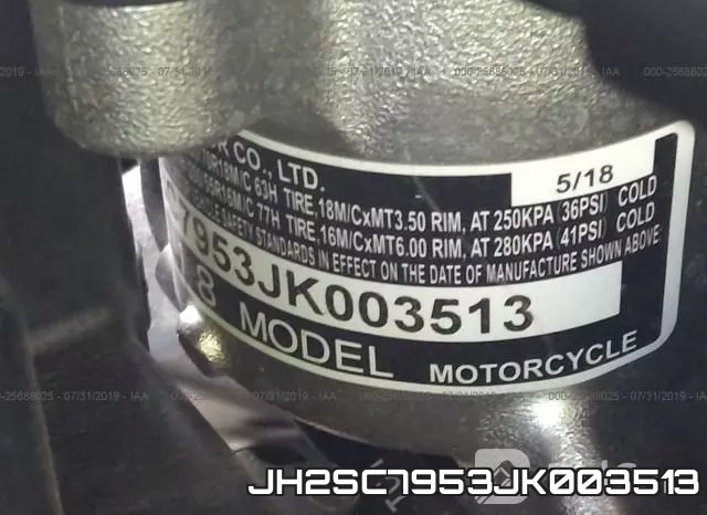 JH2SC7953JK003513 фото 2
