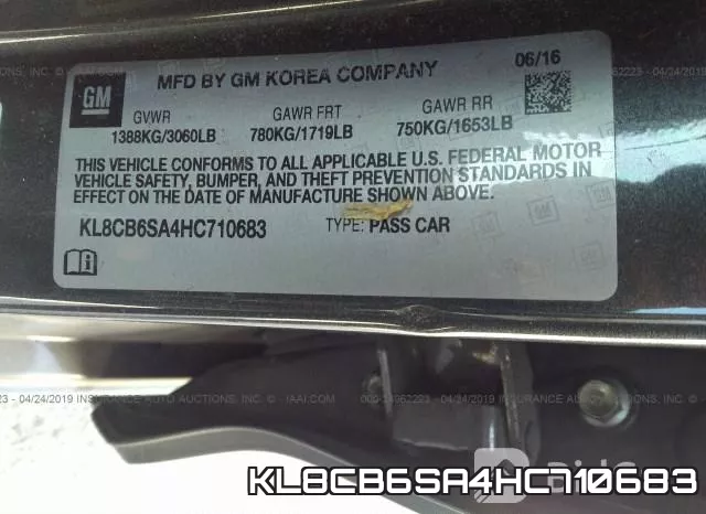 KL8CB6SA4HC710683 фото 10