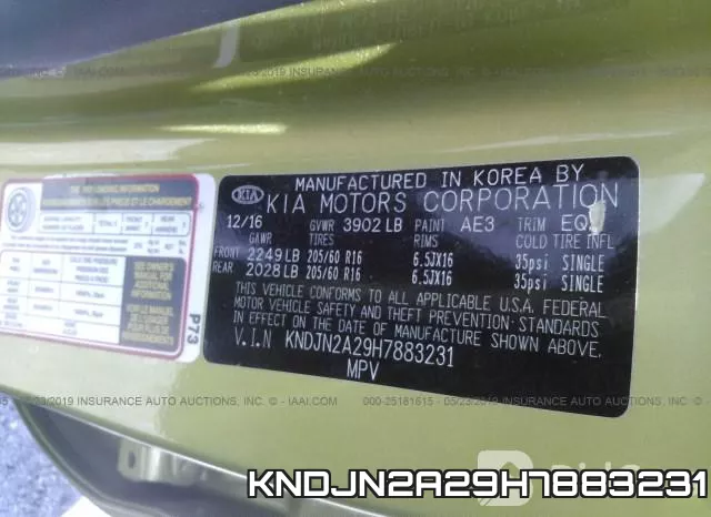 KNDJN2A29H7883231 фото 10