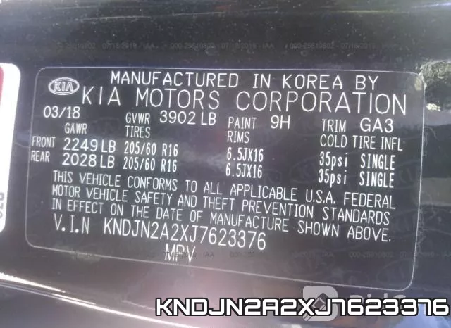 KNDJN2A2XJ7623376 фото 10