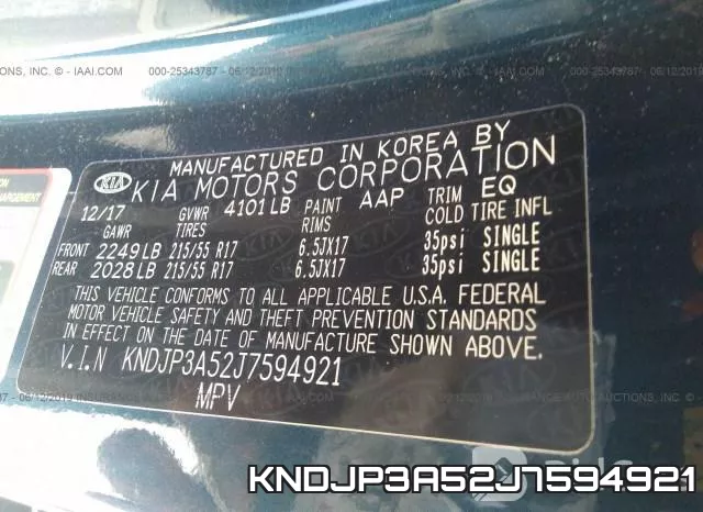 KNDJP3A52J7594921 фото 10