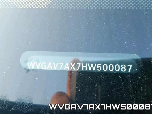 WVGAV7AX7HW500087 фото 2