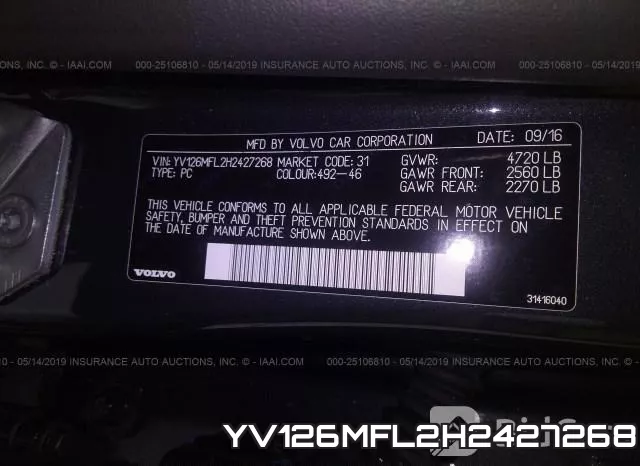 YV126MFL2H2427268 фото 10