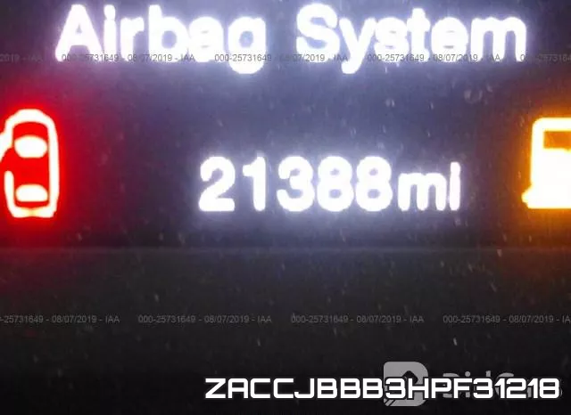 ZACCJBBB3HPF31218 фото 8