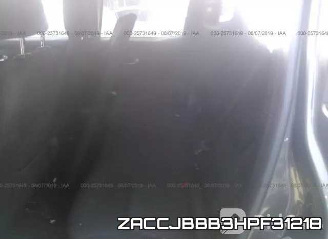 ZACCJBBB3HPF31218 фото 9